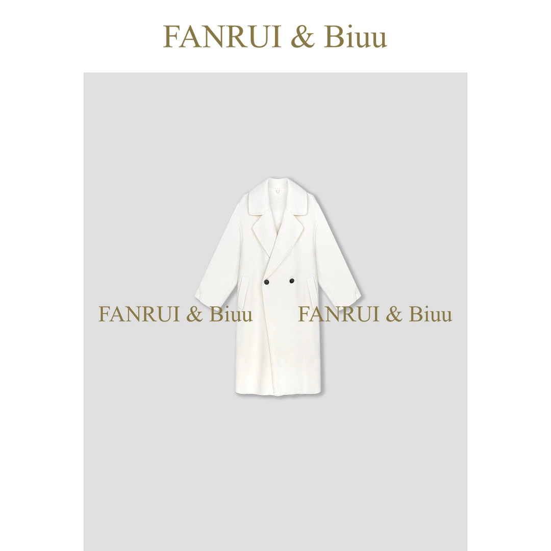 FANRUI/泛芮「云琅」绵羊毛秋冬时髦洋气轻奢高级感外套大衣B17297