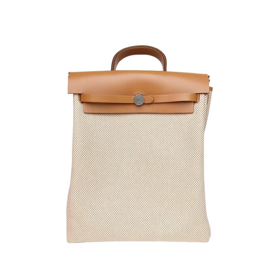 99新 Hermes/爱马仕 汤/P255230892/ 双肩包 Z刻 银扣