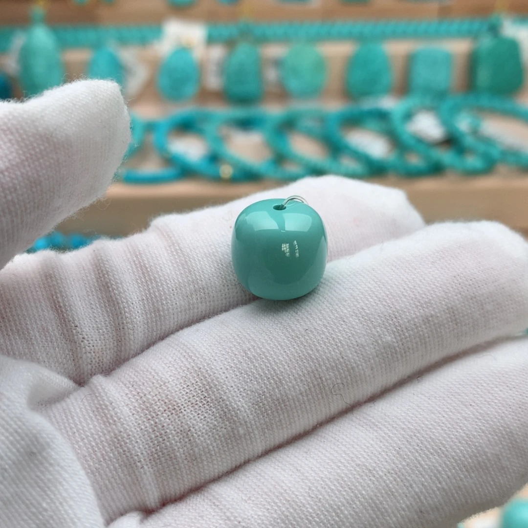 绿松石未镶嵌珠宝奇石12.5mm