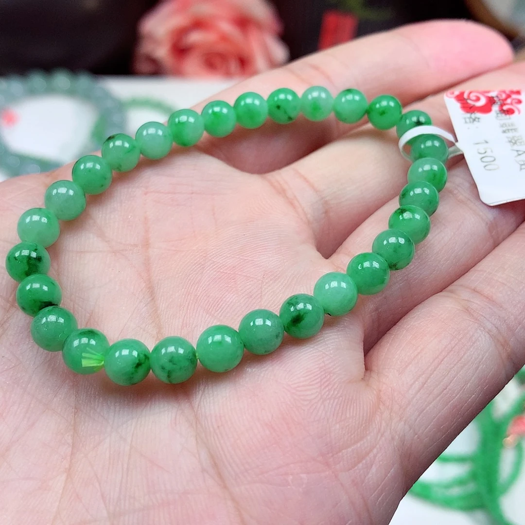 未镶嵌手链翡翠翡翠