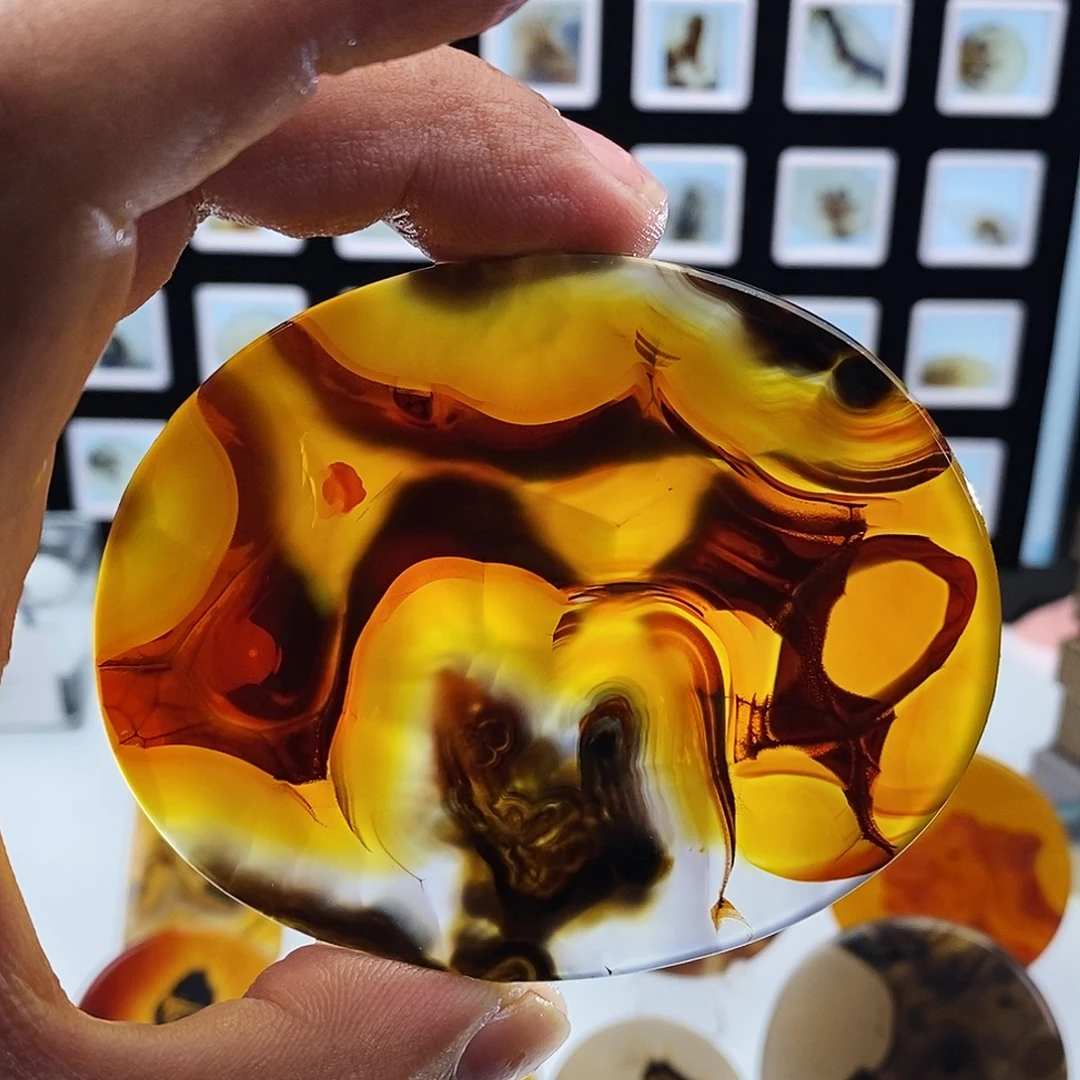 玛瑙/玉髓未镶嵌吊坠(不含链)719