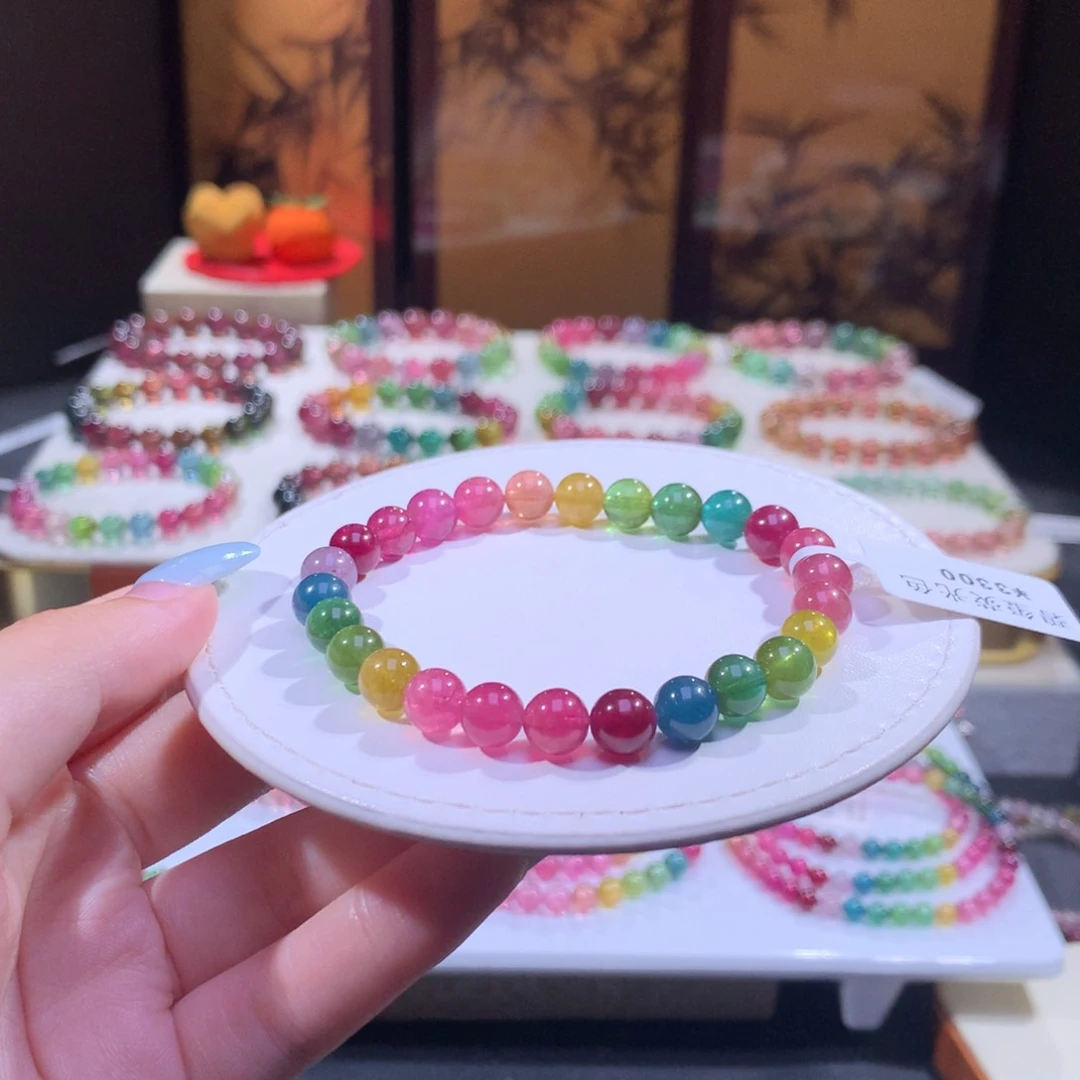 未镶嵌手链碧玺碧玺