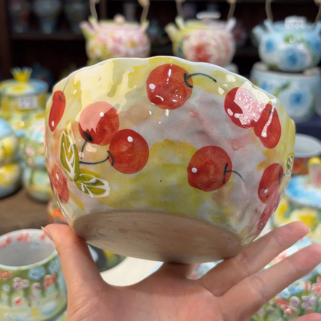 景德镇手绘高温釉下彩陶瓷茶具