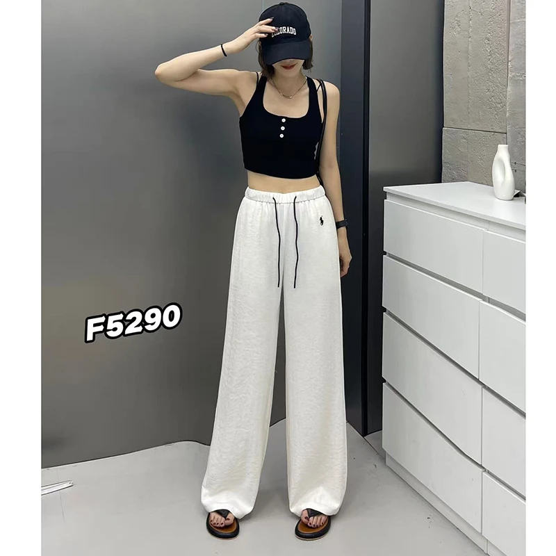 LMY 港霏家 麻料阔腿休闲裤 #5290