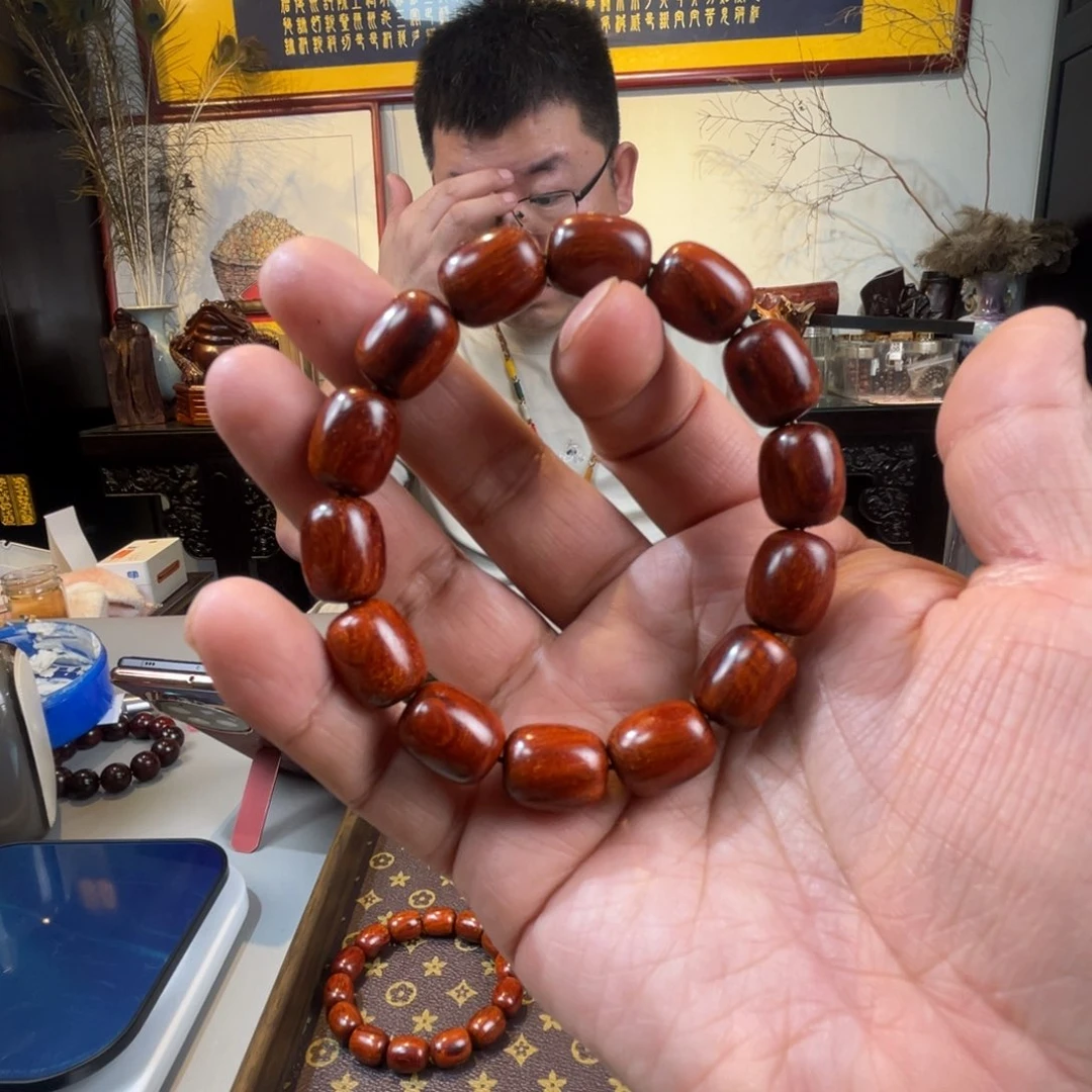 檀香紫檀（小叶紫檀）495号1215枣珠顶泥玉化琴料满星满龙鳞