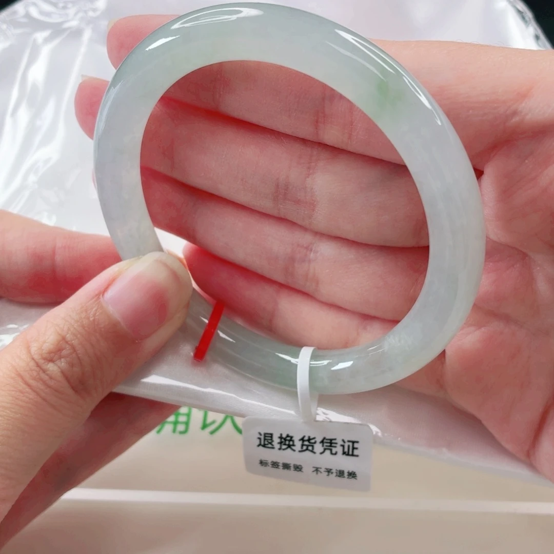 翡翠未镶嵌手镯55圈x492