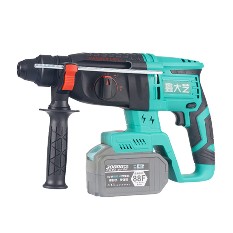 【宏】【15节电锤】打墙钻孔打眼打混泥土15节一电一充18650动力电池