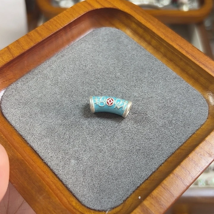 足银招财纳福弯管彩色