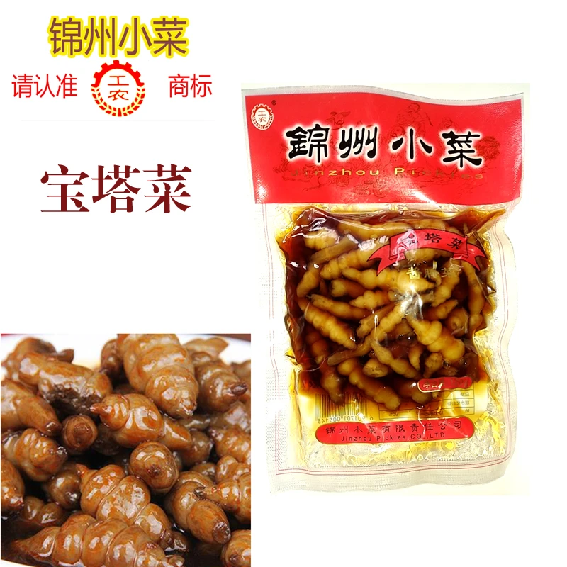 宝塔菜地环螺丝菜东北特产锦州工农牌小菜咸菜下饭酱鲜脆菜爽120g