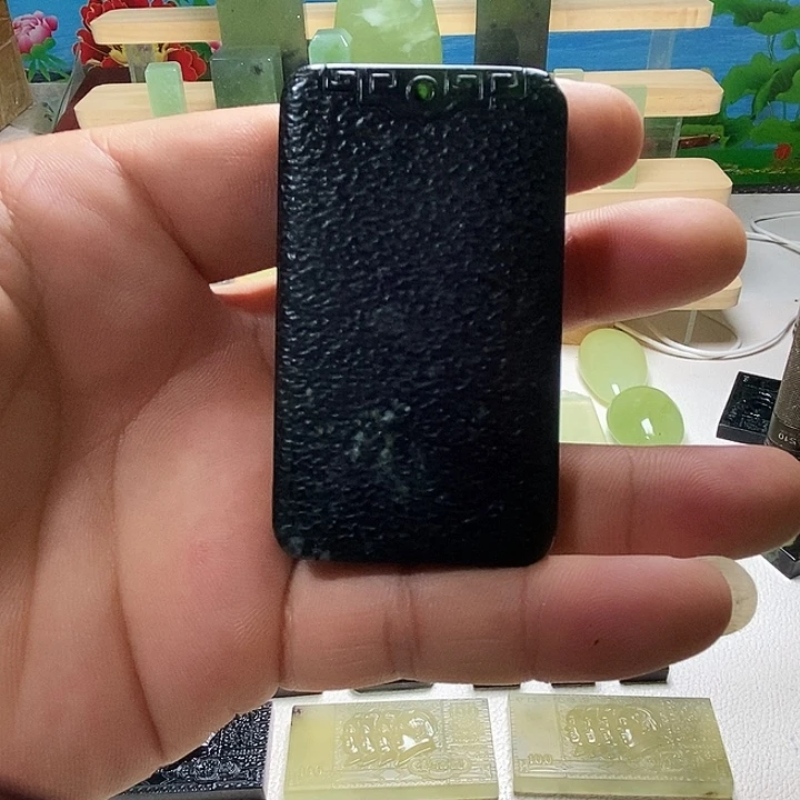 未镶嵌岫玉挂件岫玉