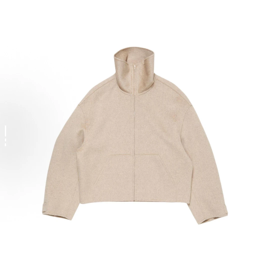 老王甄选 时尚休闲保暖舒适羊毛开衫