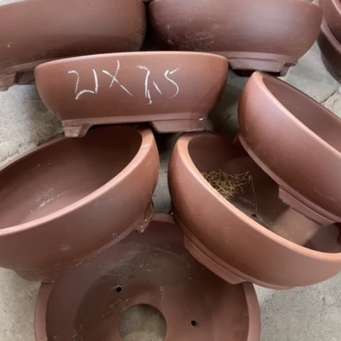 紫砂花盆  100-8。 21-7.5