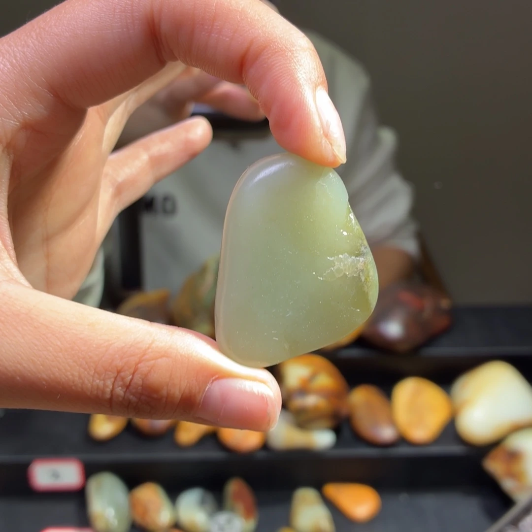 和田玉未镶嵌挂件32