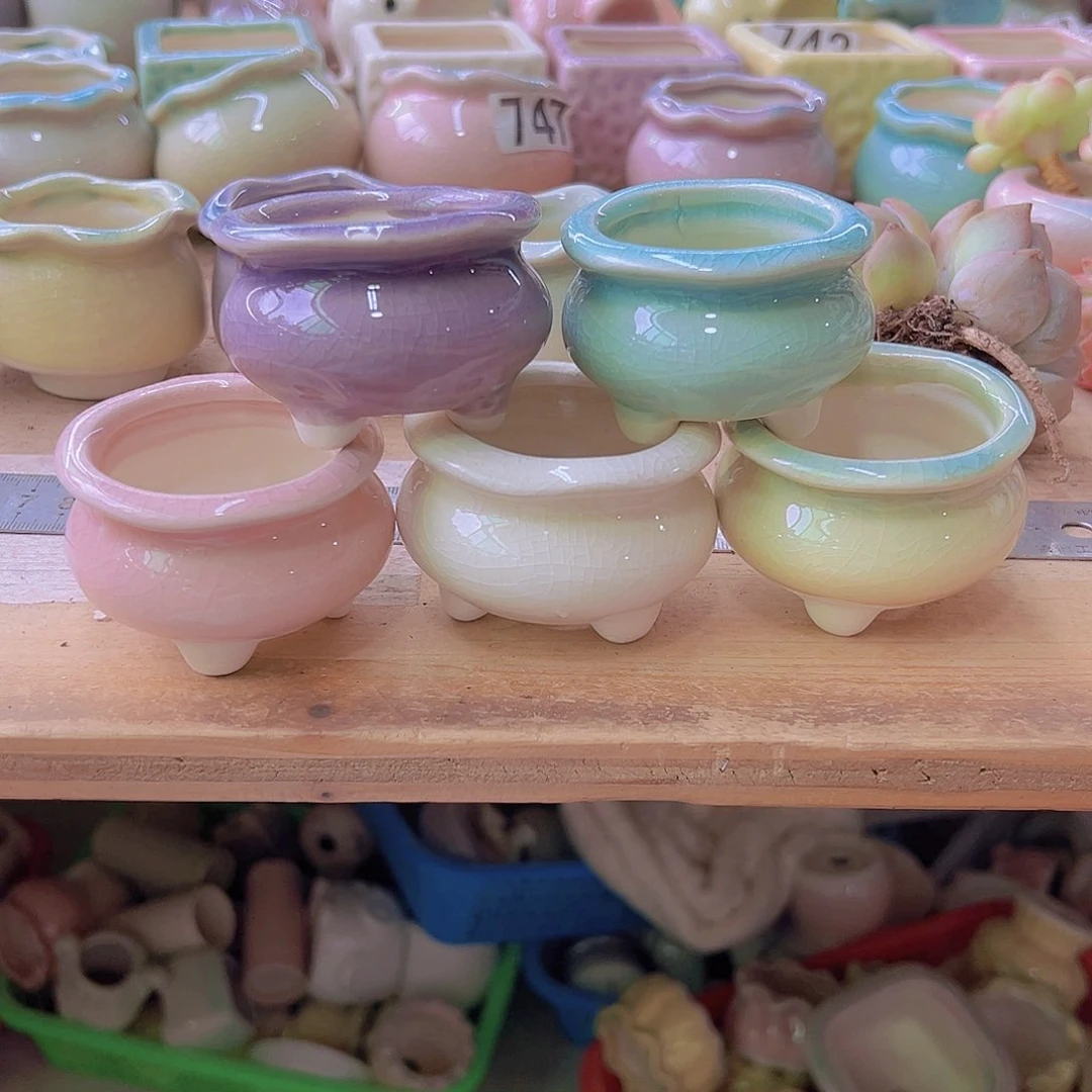 陶瓷花盆单场满12包邮