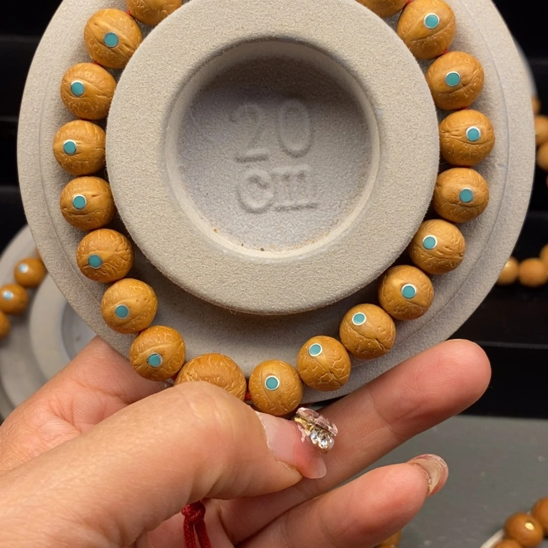 瞪***天手串凤眼菩提11.5➕松钉25年新籽