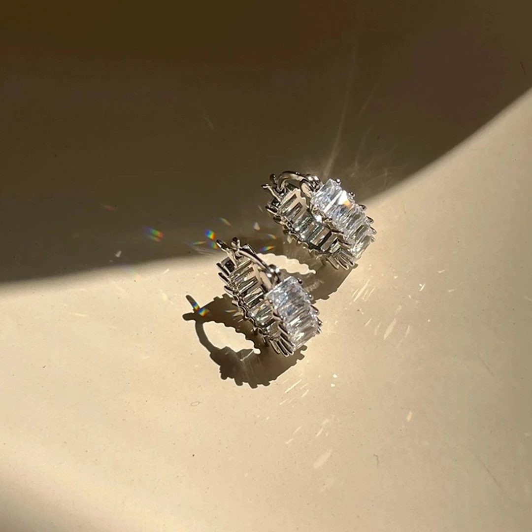 925银耳饰 【欣妈珠宝】S925银圆环耳挂#5532