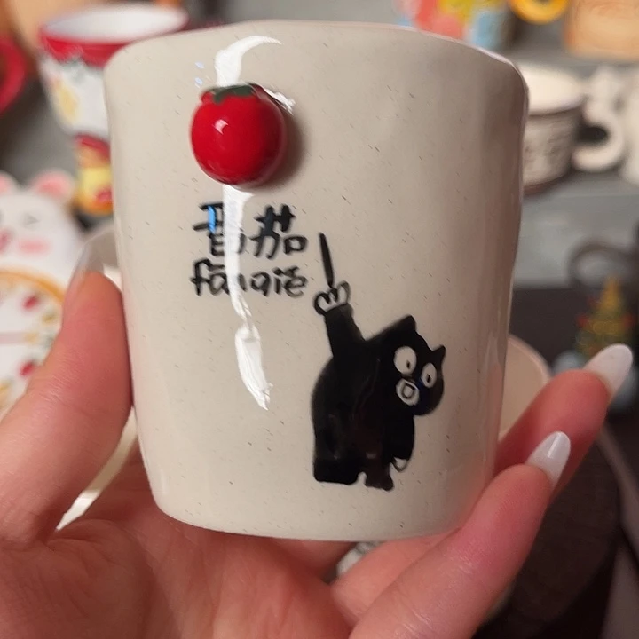 景德镇陶瓷可爱手绘杯