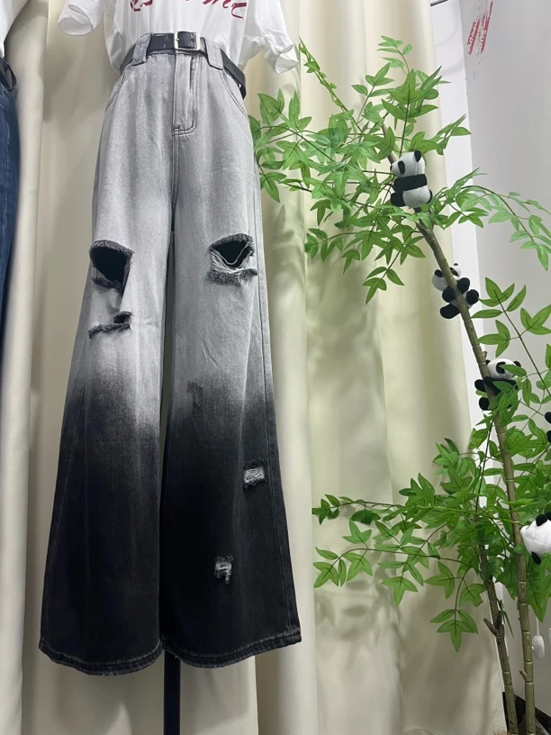 十三行金马南城高货尾货牛仔裤（默认微瑕绣花）