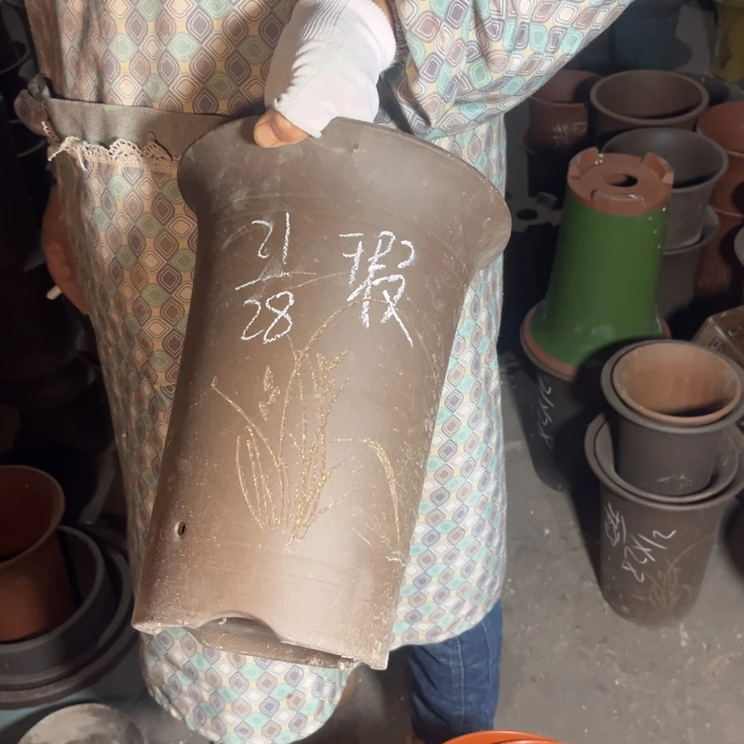 紫砂花盆紫砂花盆