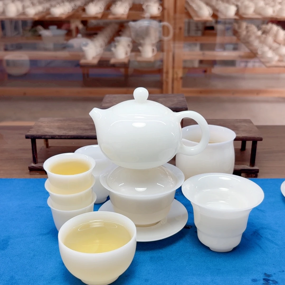 璞玉冰种玉瓷茶具工厂