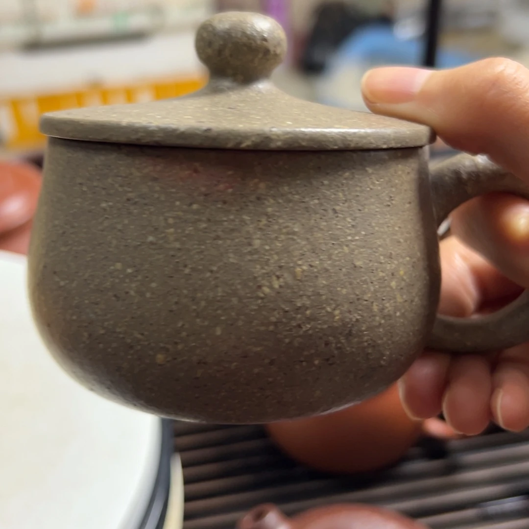 茶壶紫砂无*✇段泥盖杯粗砂