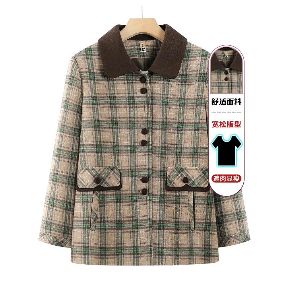 奶奶装春装外套70岁老太太老人衣服老年妈妈春秋装上衣老年人女装