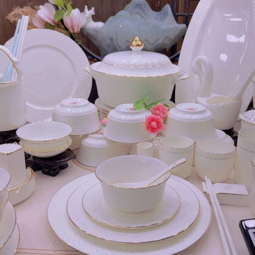 瓷景德镇碗碟单拍