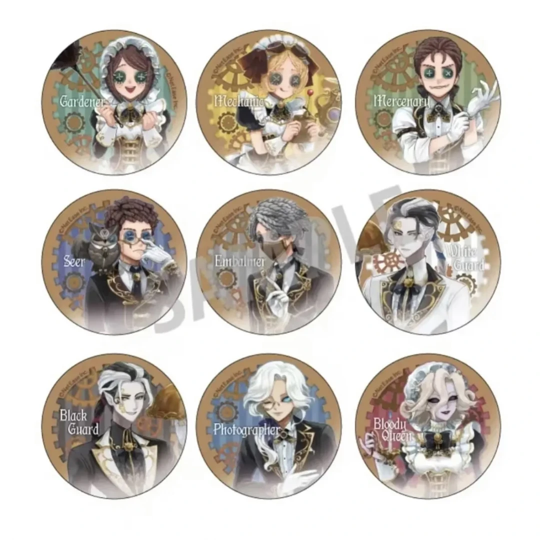 第五人格【蒸汽朋克茶话会】吧唧色纸透卡