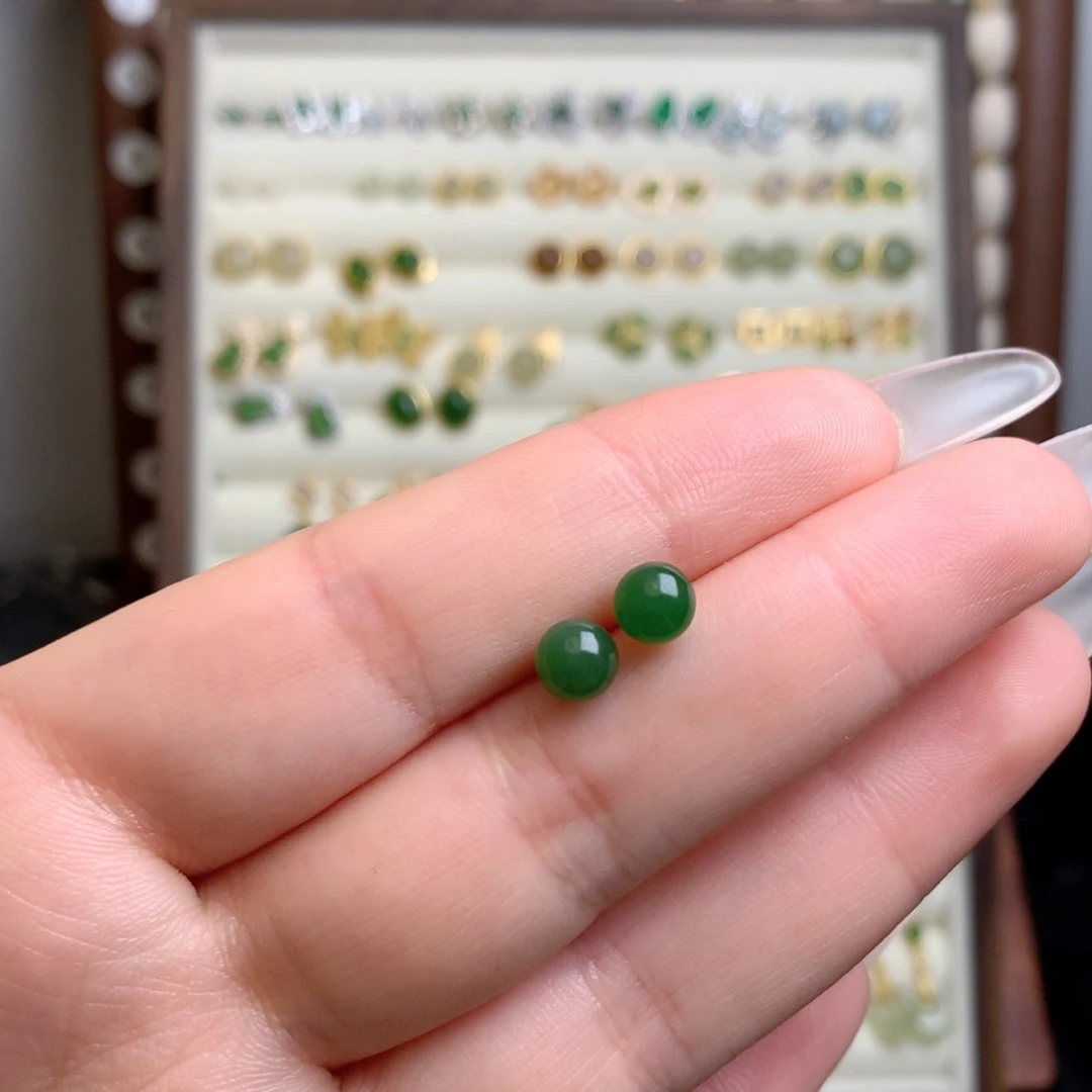 十***月和田玉银S925镶嵌戒指