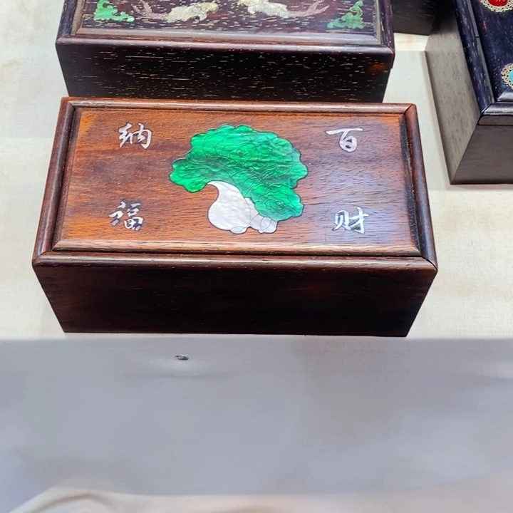 木22彩贝长抽拉盒