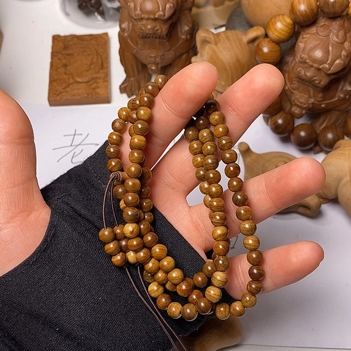 檀香木老山檀香0.6/108横纹虎皮沉