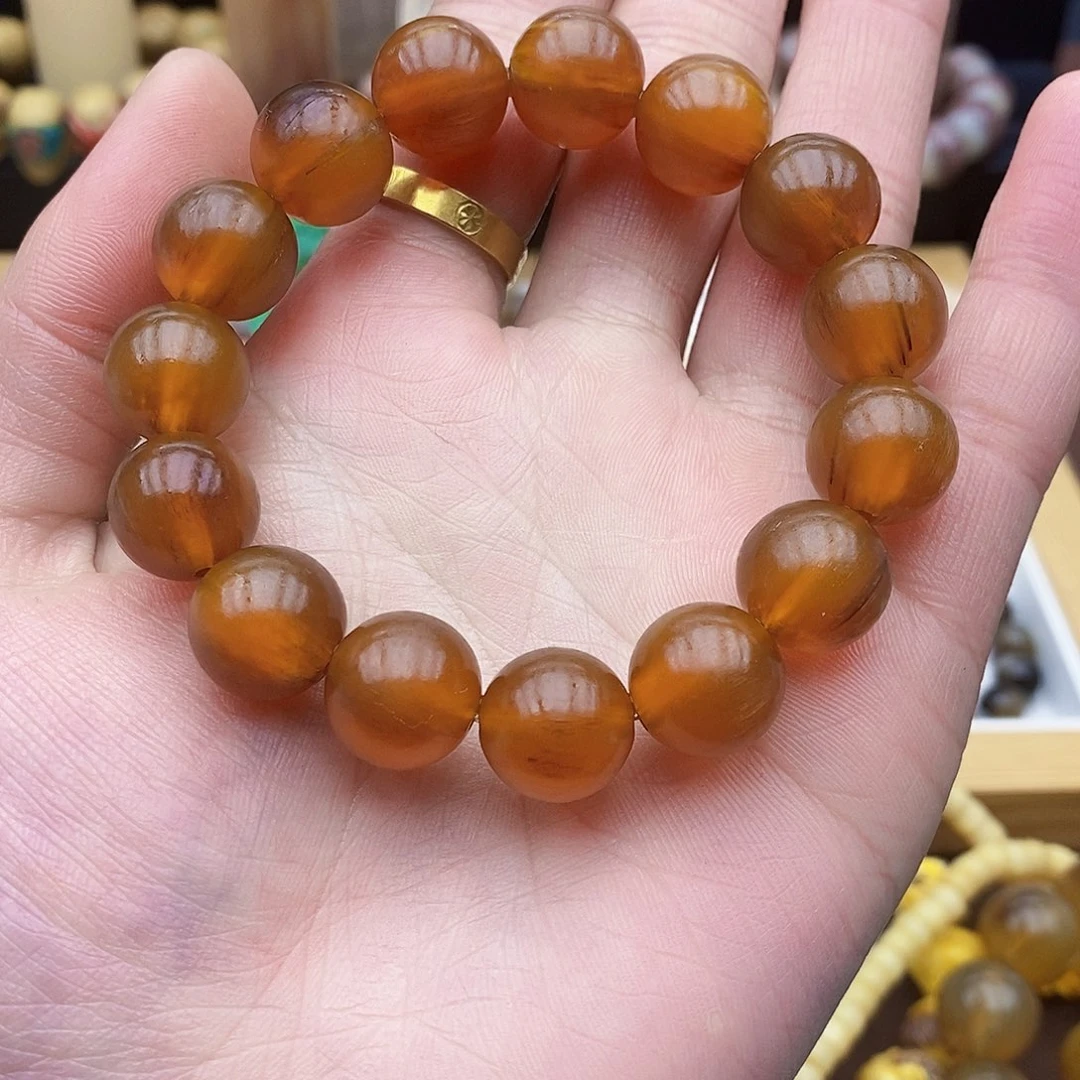 驼骨手串/手链14mm羊角血料骨