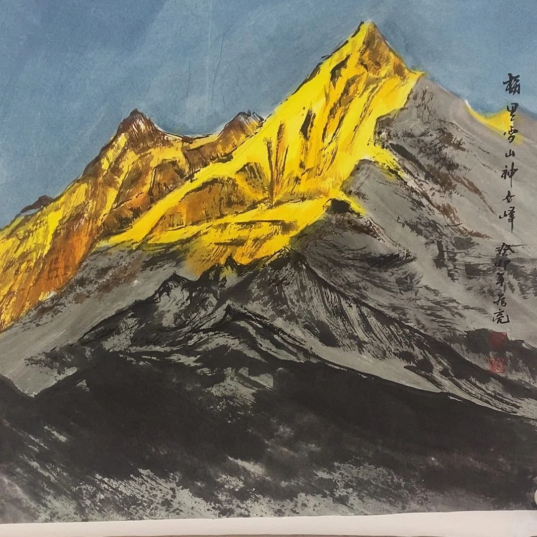 国画仁***見后任第十四团排长时