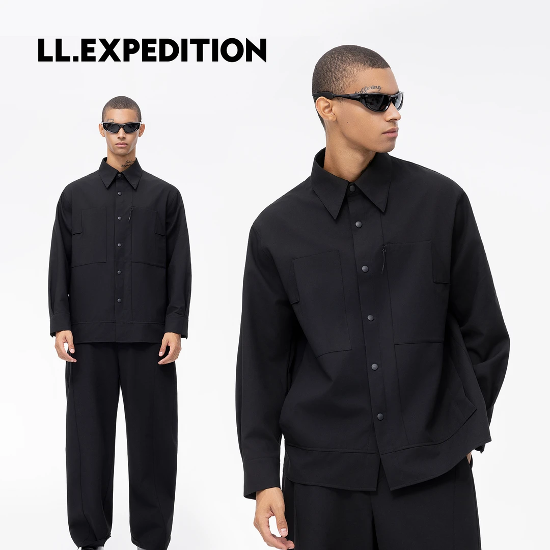【工装拼接风】LLEXPEDITION休闲城市机能夹克2025年新款男极简外套