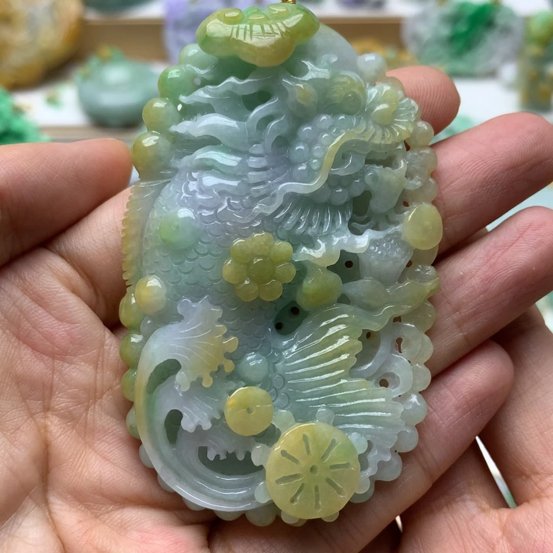 翡翠未镶嵌颈饰翡翠