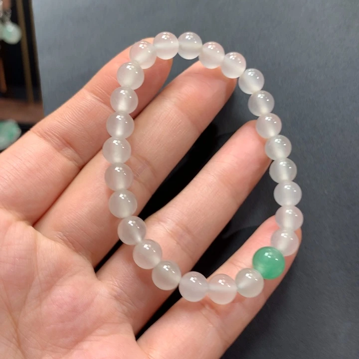 石英质玉未镶嵌手链