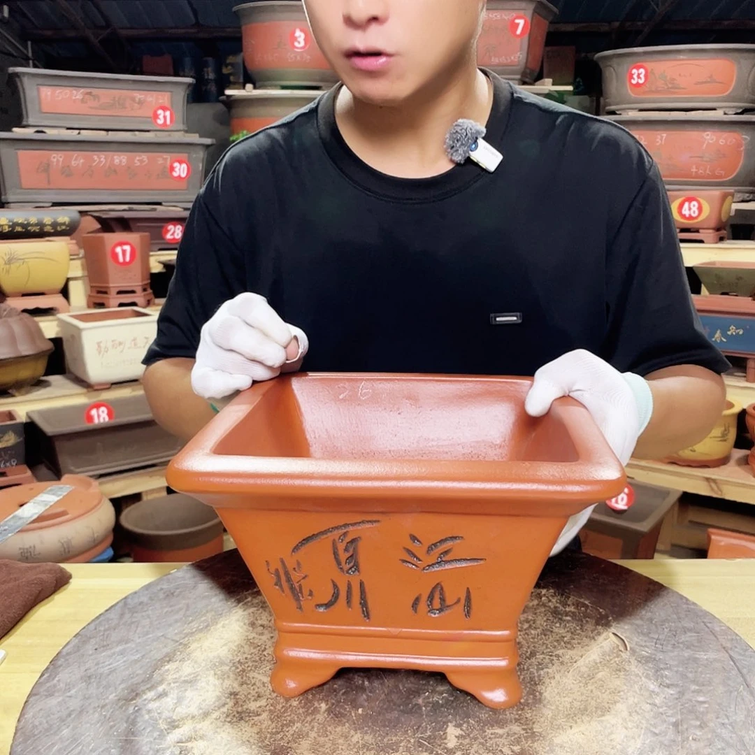精品紫砂花盆工厂直销