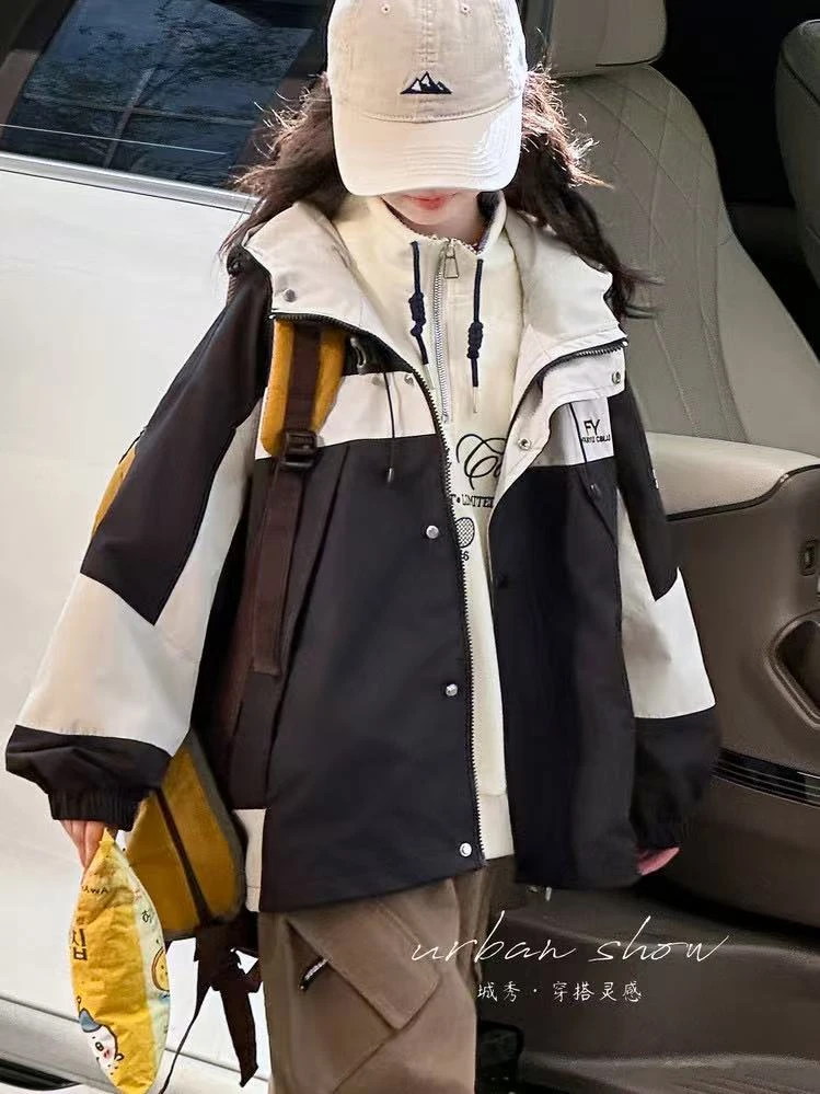 6042～高品质秋季中性款休闲连帽外套