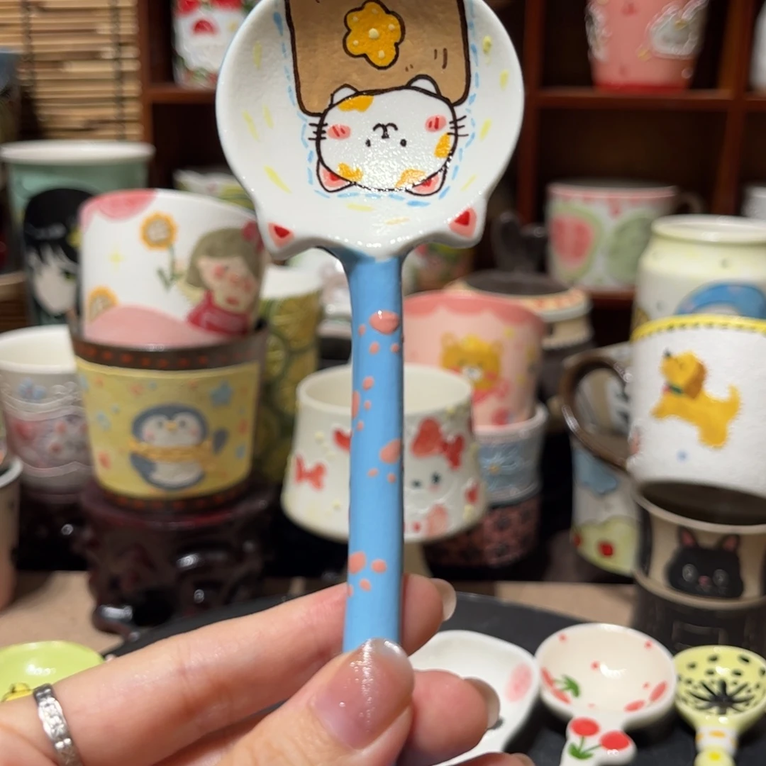 杯子景德镇陶瓷手工手绘