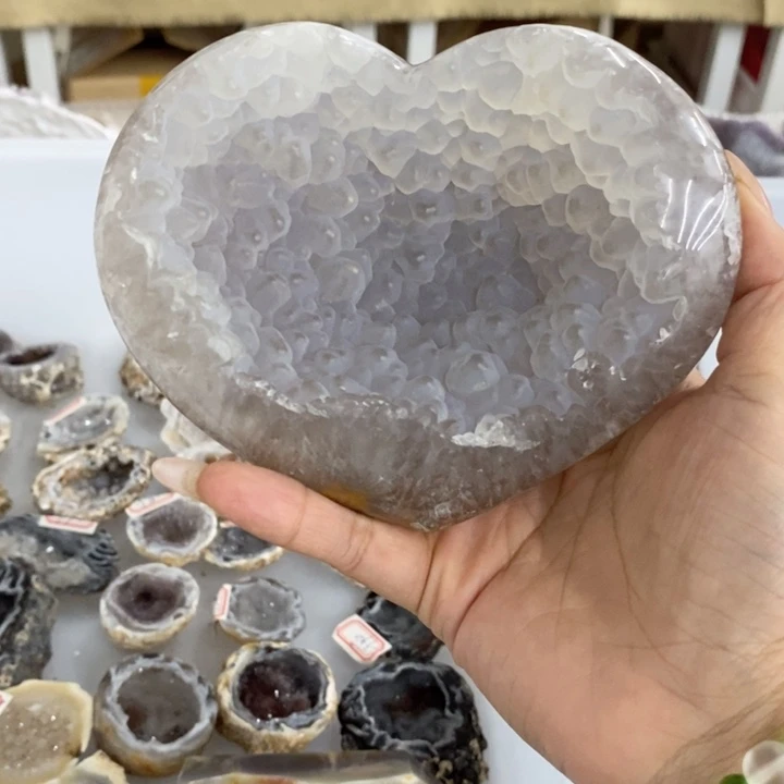 紫晶珠宝半成品未镶嵌