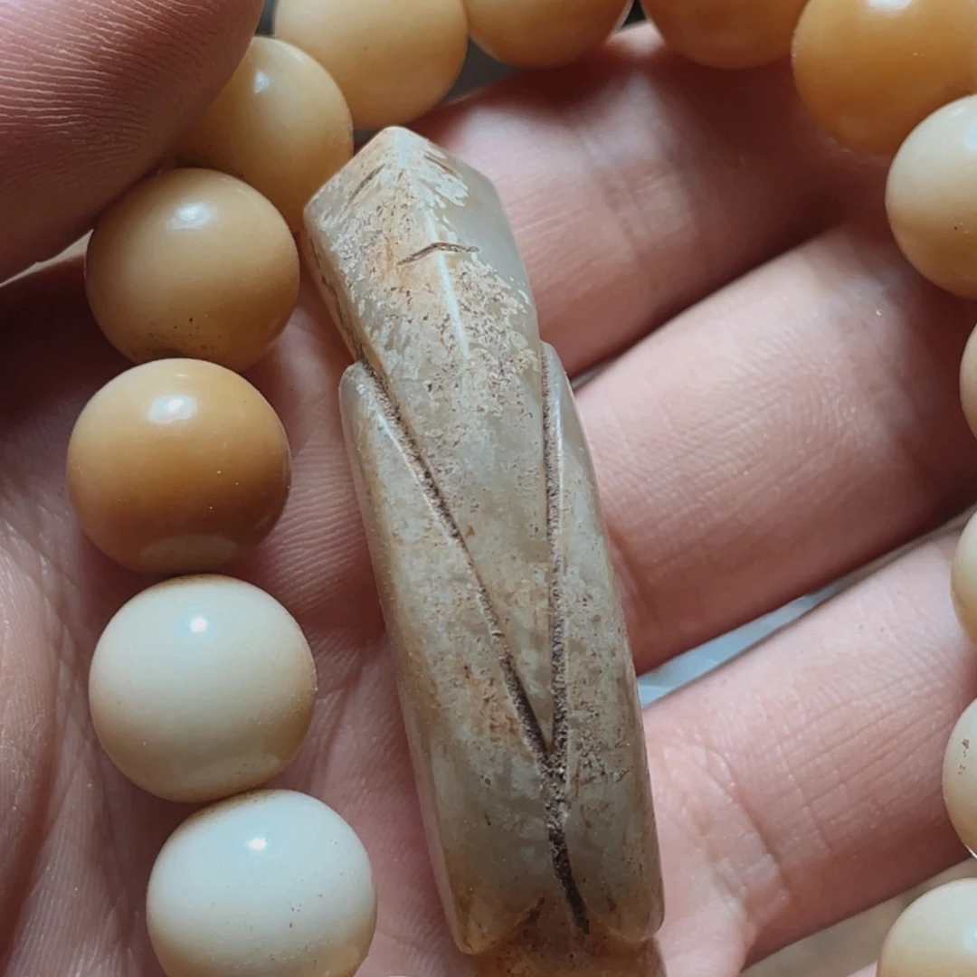 白玉菩提吊坠457888