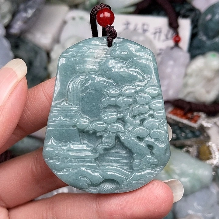 颈饰未镶嵌翡翠翡翠
