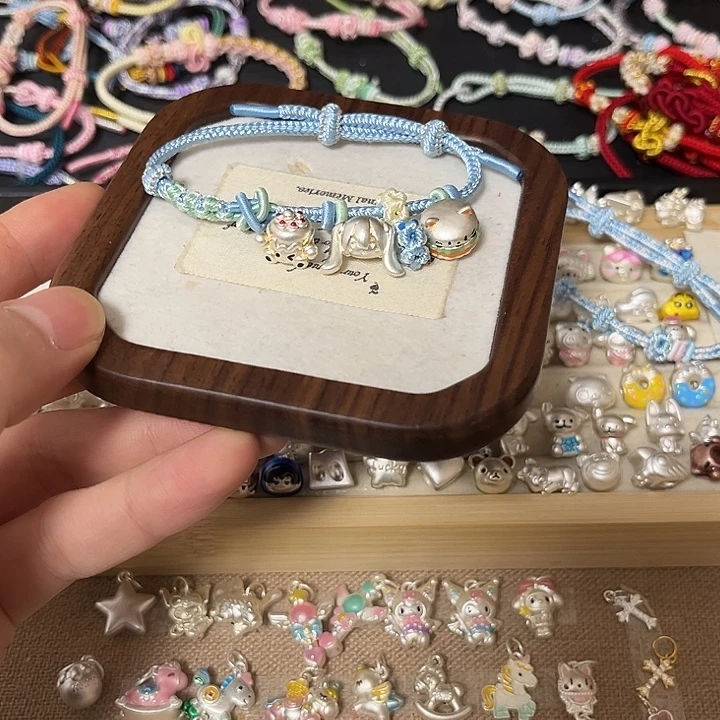 足银布艺银饰x3+高配手绳