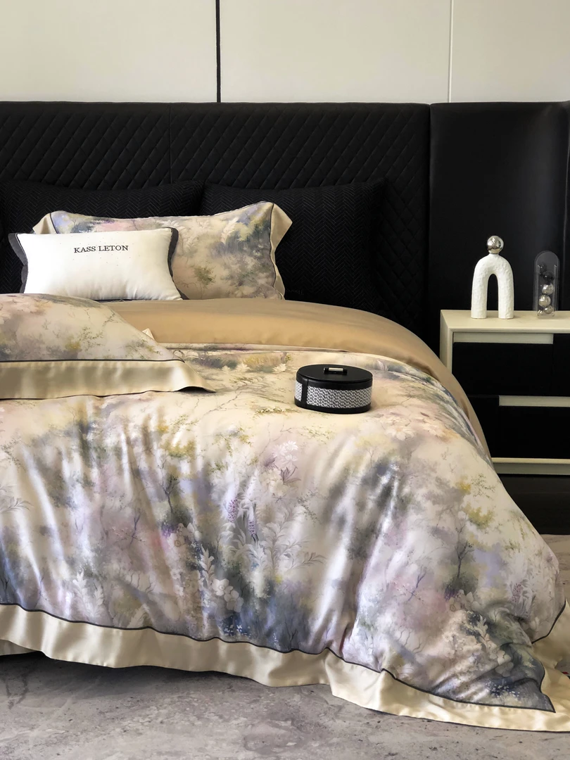 【小周书记】KASS LETON 触感阳绒天丝棉磨毛四件套-暮色初晴