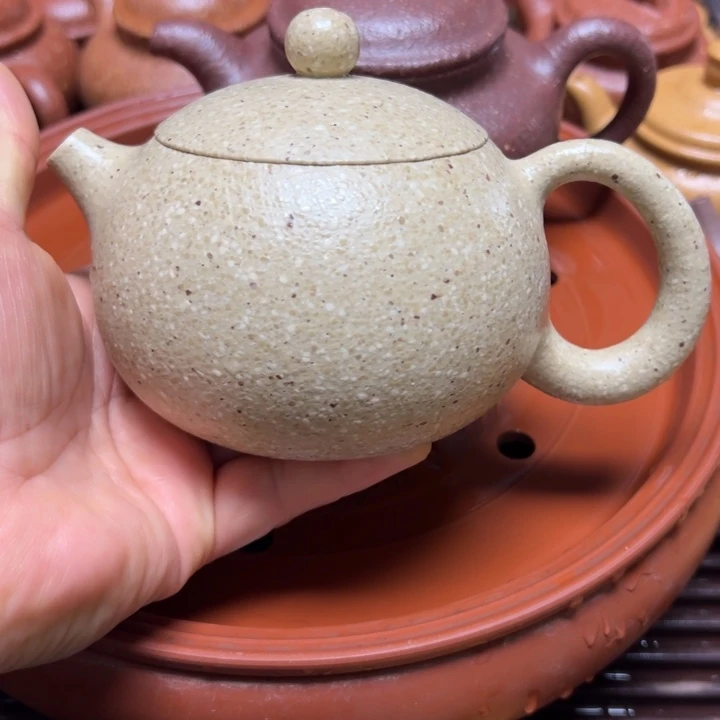 一***风茶壶紫砂宜兴原矿本绿御皇段