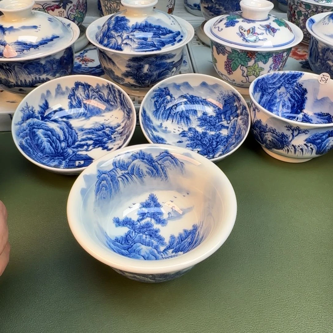 陶纯手工纯手绘茶具