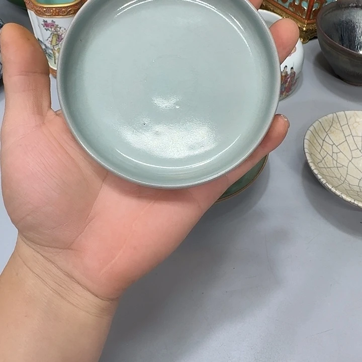 天***峰摆件陶陶瓷纯手工小洗子