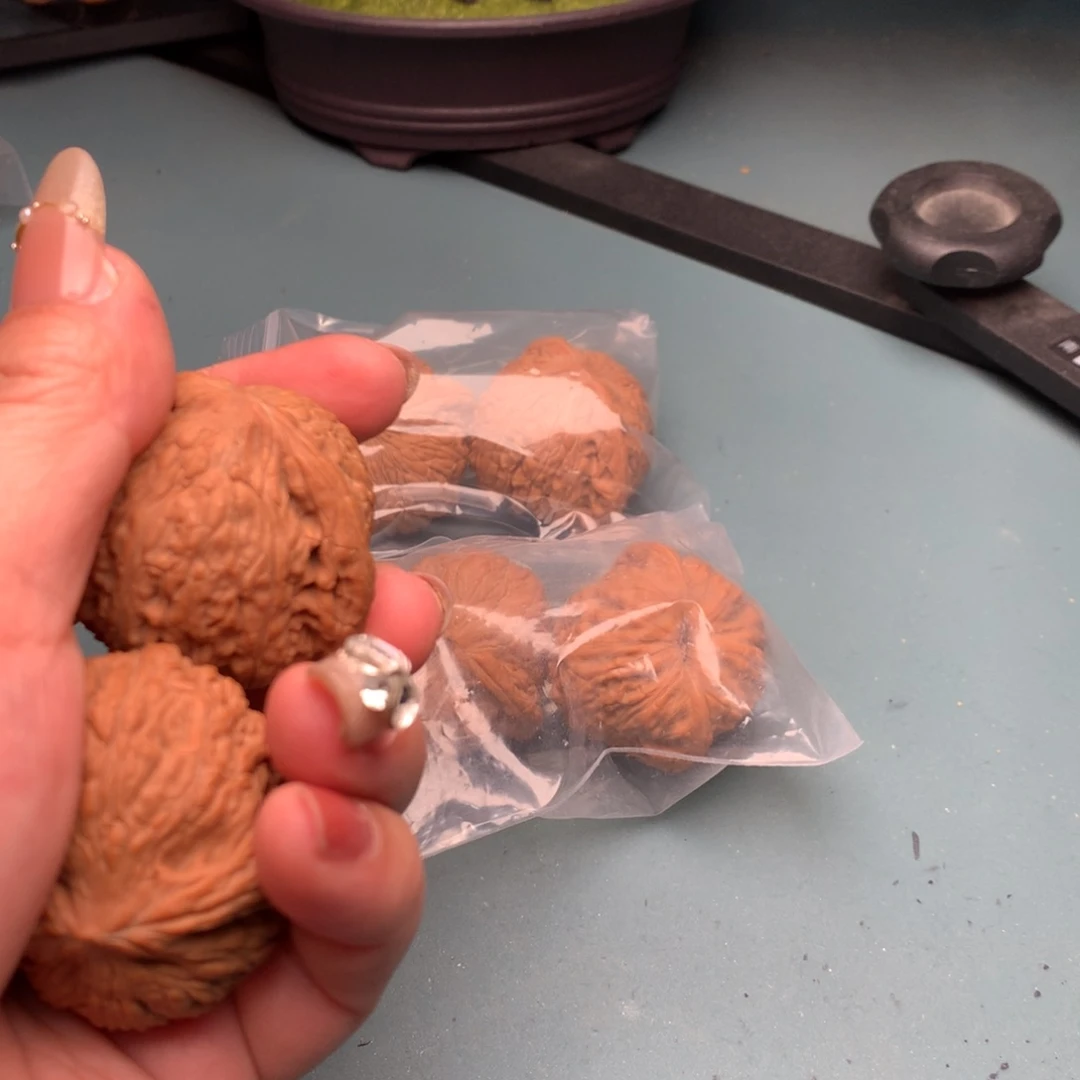 文玩核桃把件全品绣球4243