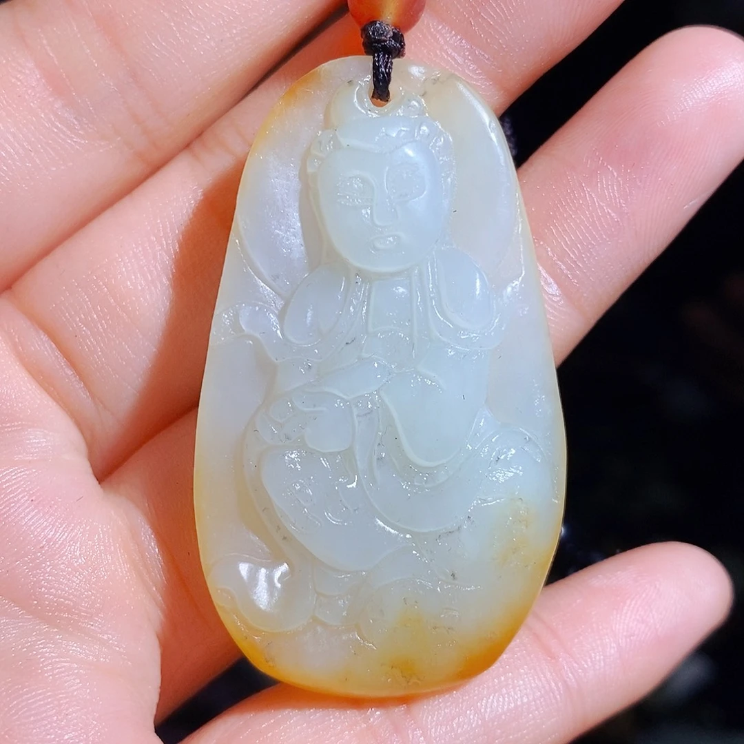 和田玉颈饰未镶嵌