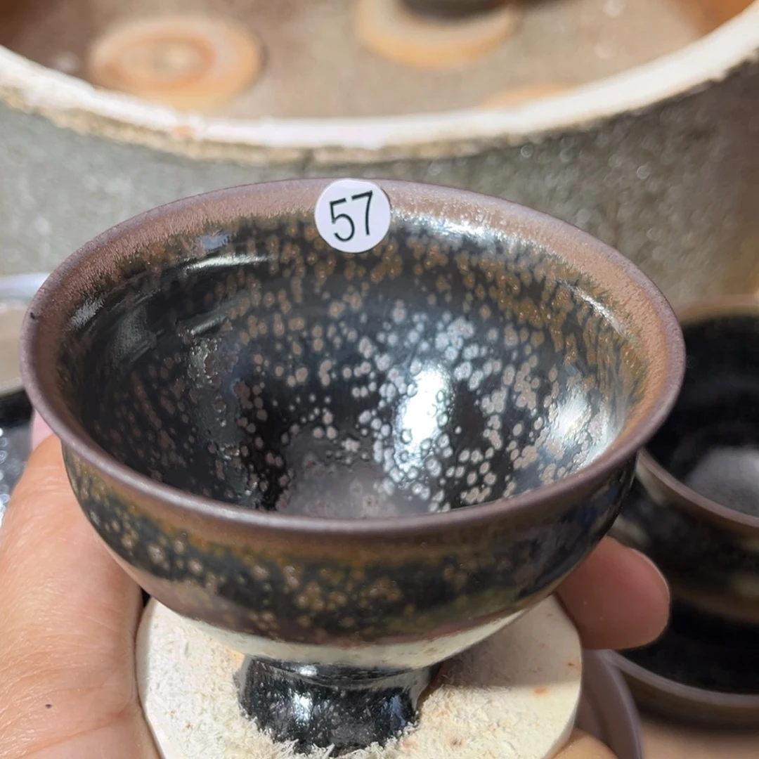 茶盏A**a义兴龙窑坚持真柴烧微瑕